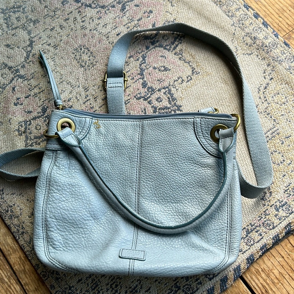 Fossil Baby Blue Crossbody Bag
